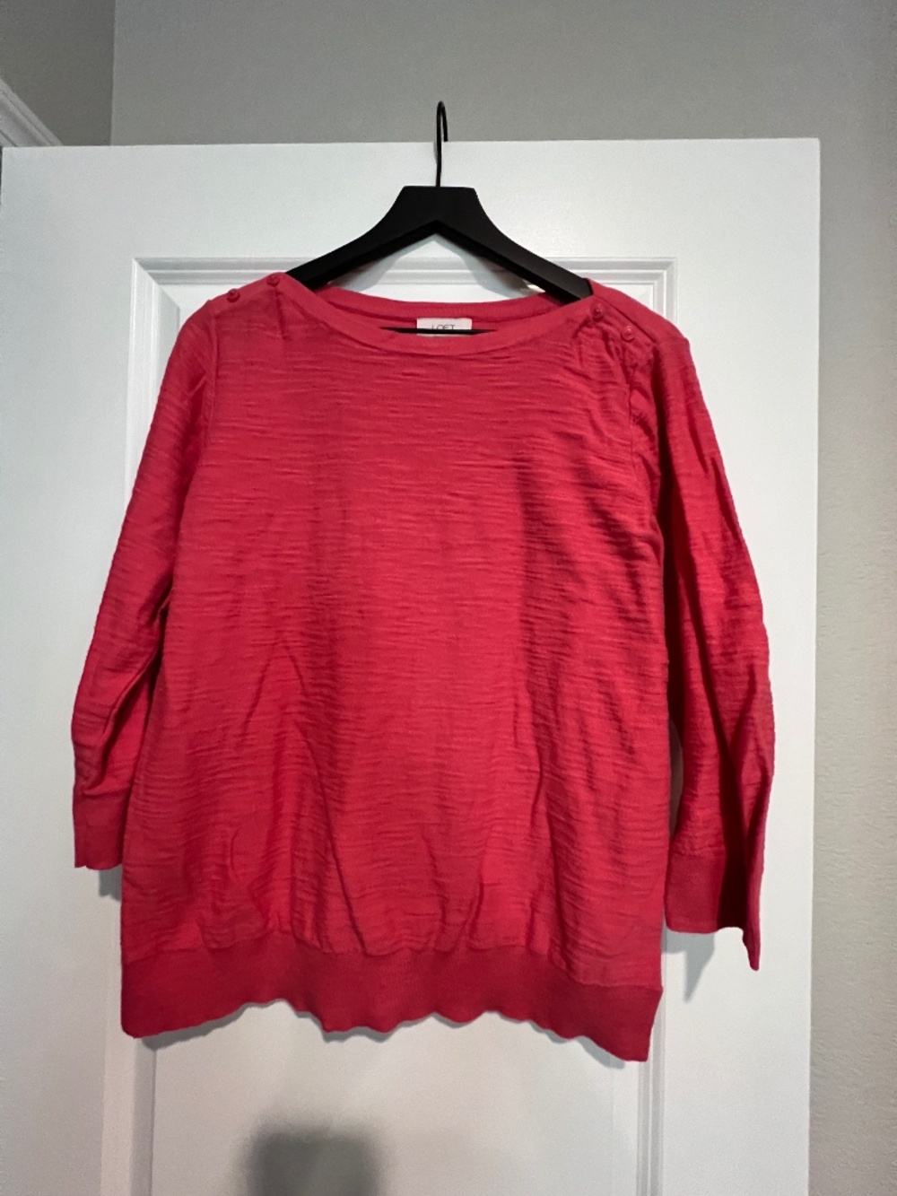 LOFT Thin Long-Sleeve Blouse